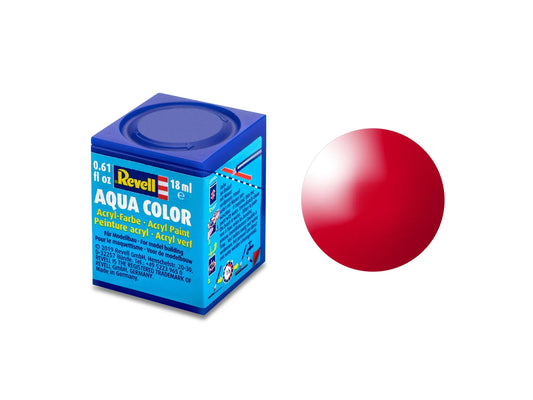 Gloss "Italian Red" Aqua Color Acrylic - 18ml