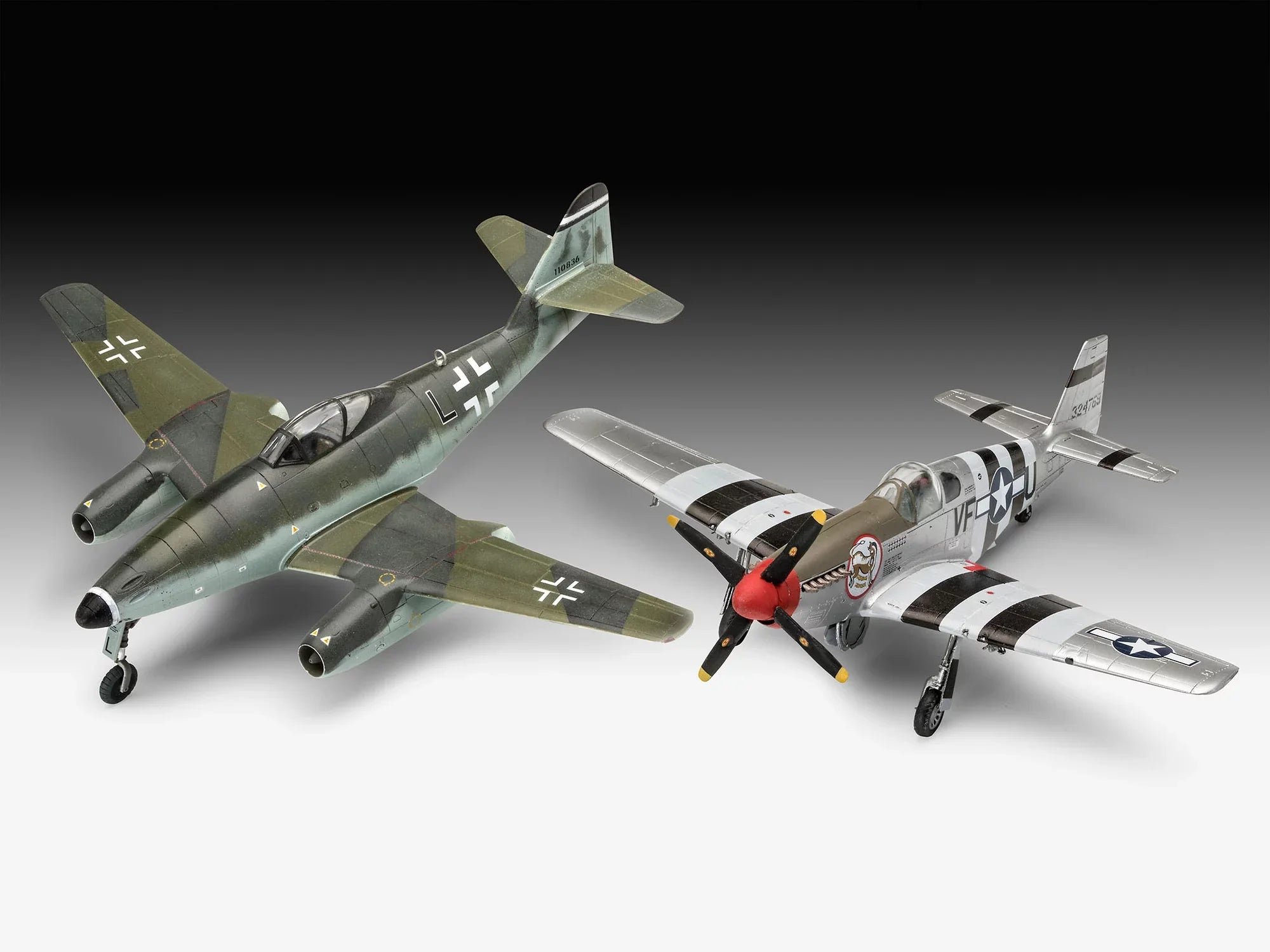 Combat Set Messerschmitt Me262 - P-51B Mustang
