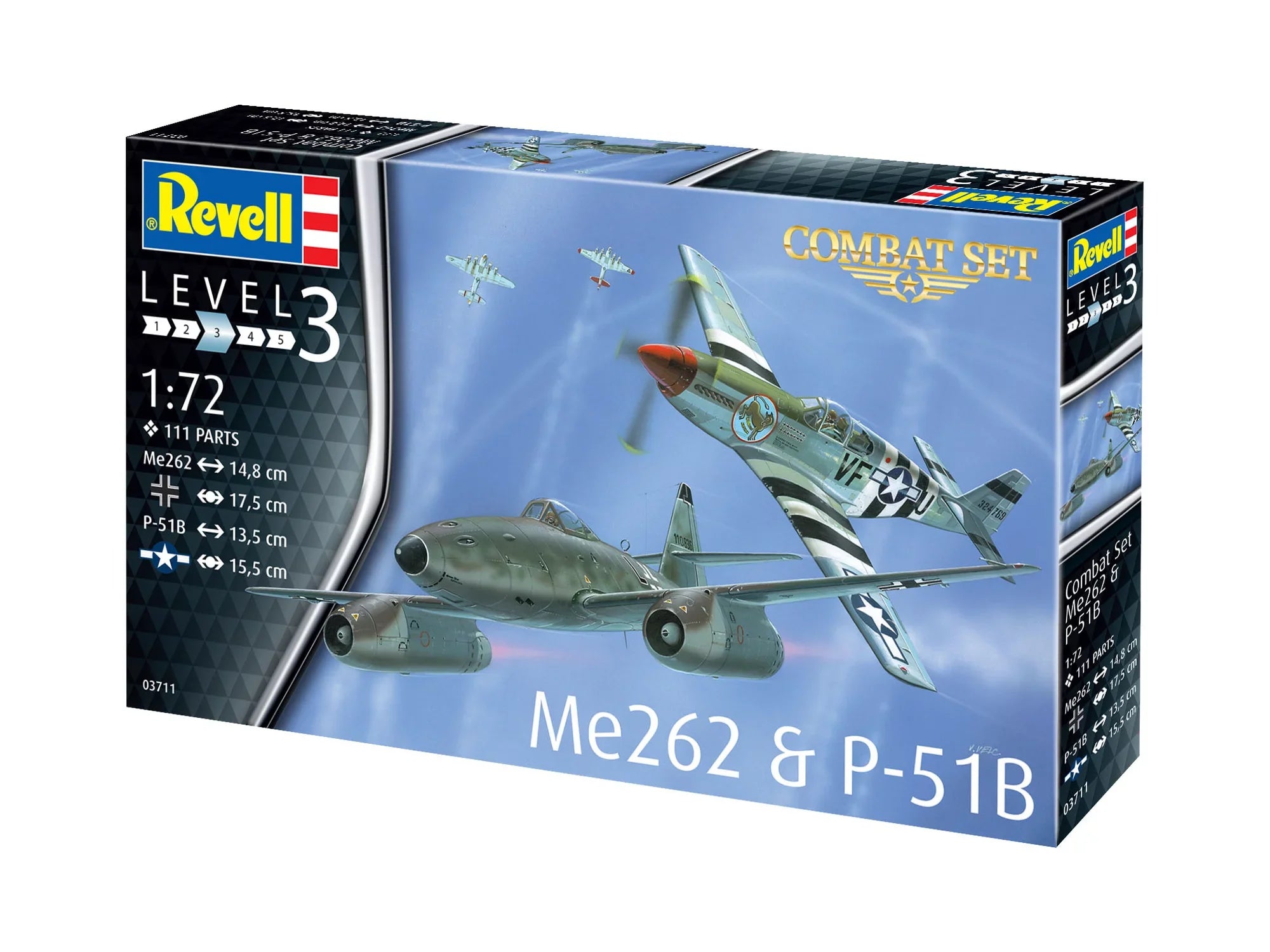 Combat Set Messerschmitt Me262 - P-51B Mustang