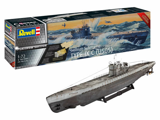 German Submarine Type IX C(U505)"Platinum Edition"