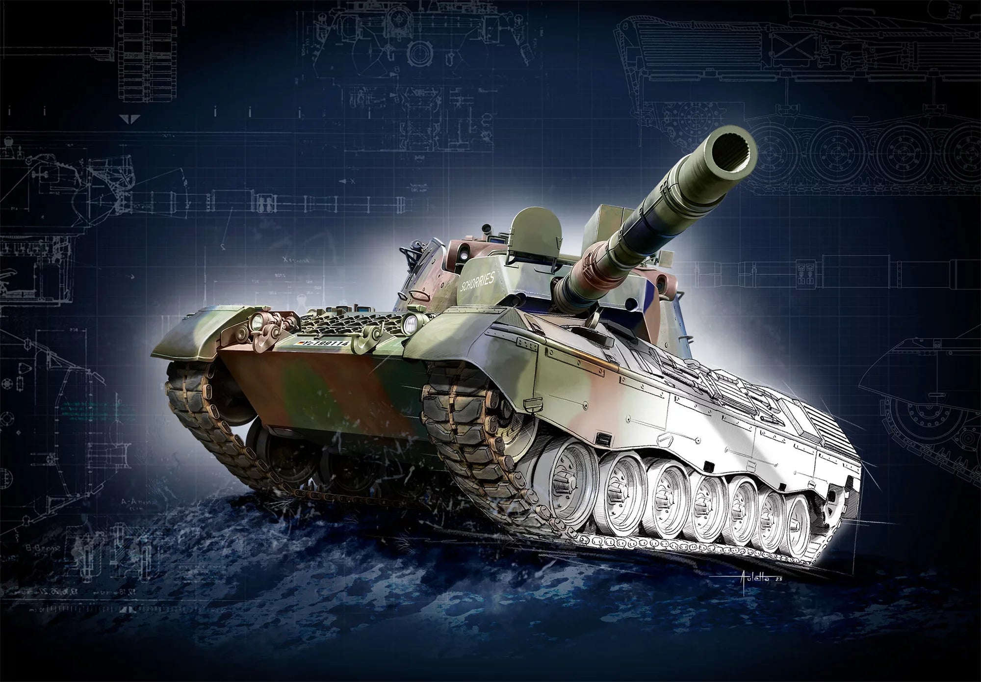 Geschenkset Leopard 1 A1A1-A1A4