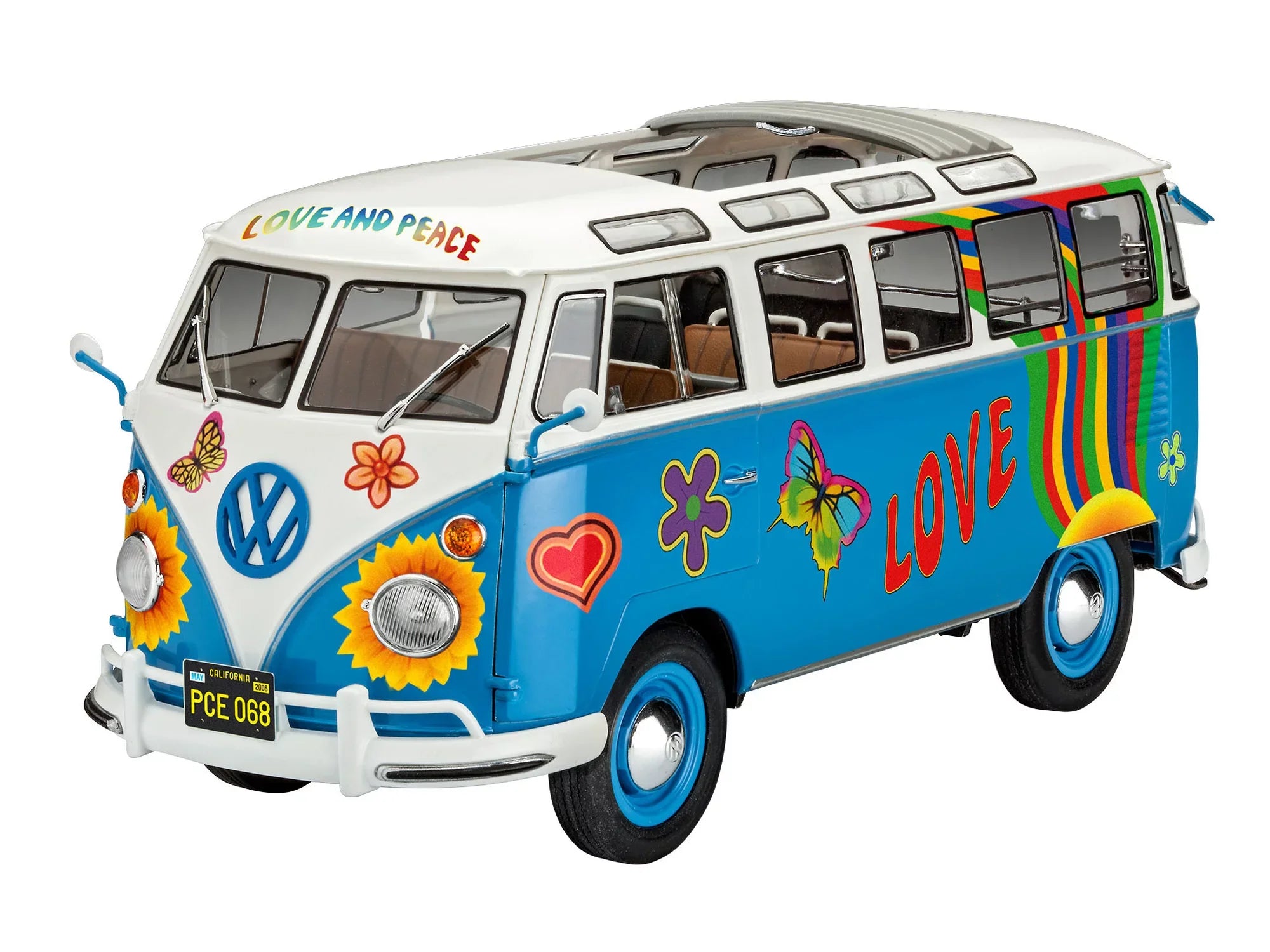 VW T1 Samba Bus "Flower Power"