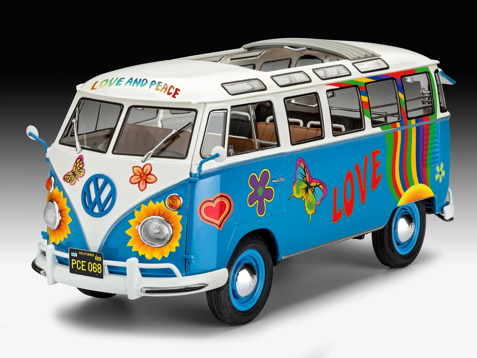 VW T1 Samba Bus "Flower Power"