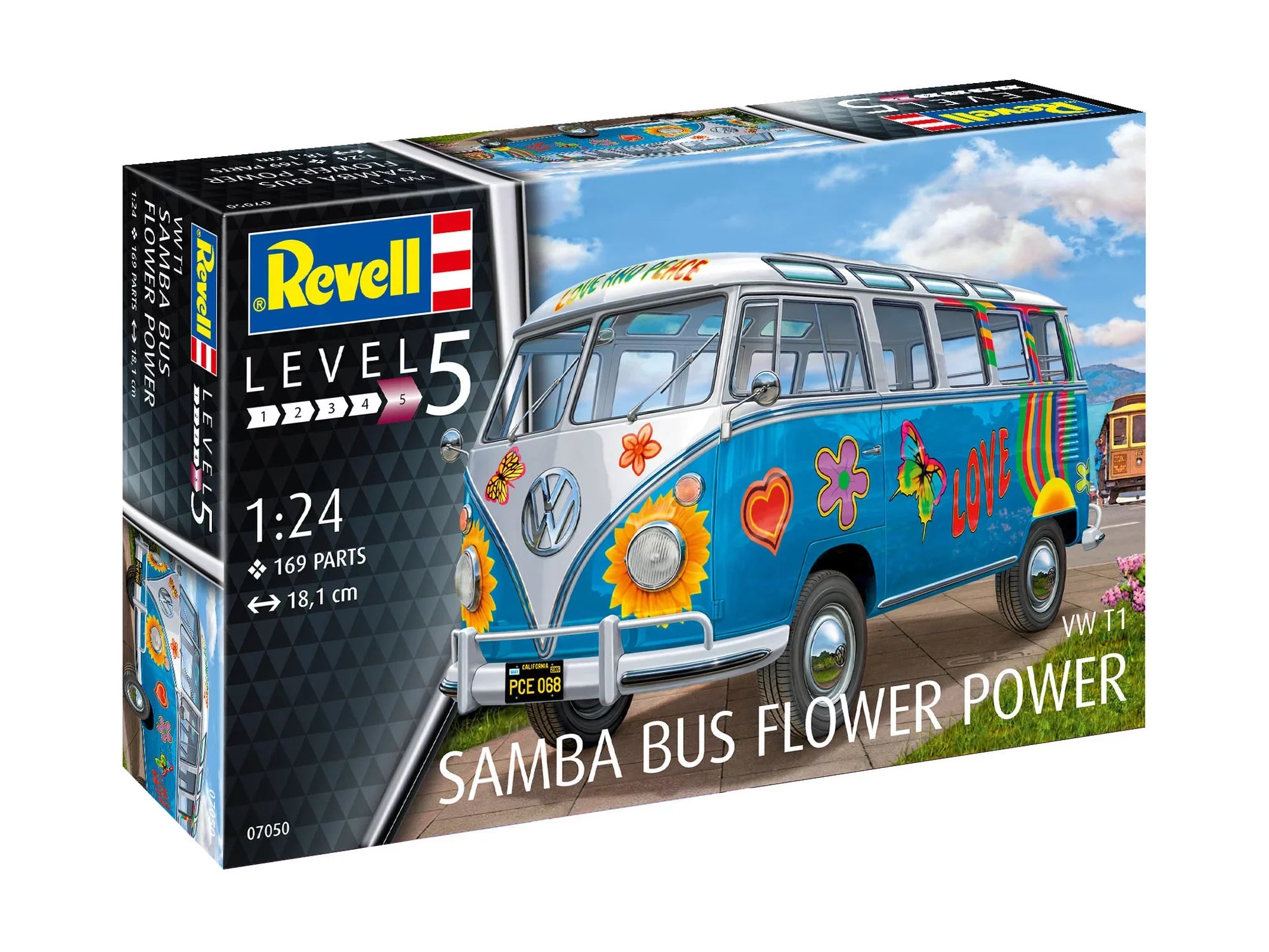 VW T1 Samba Bus "Flower Power"