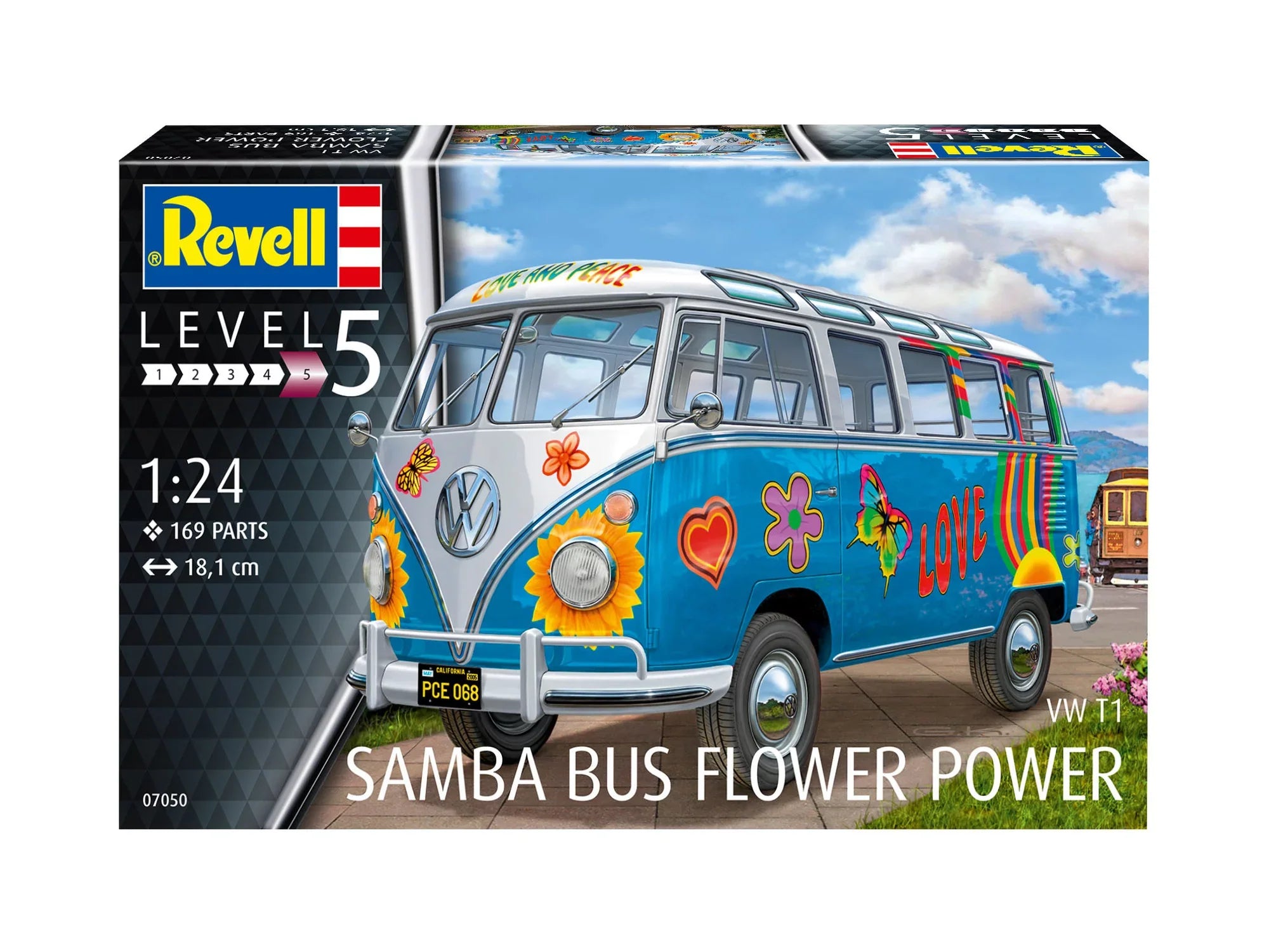 VW T1 Samba Bus "Flower Power"