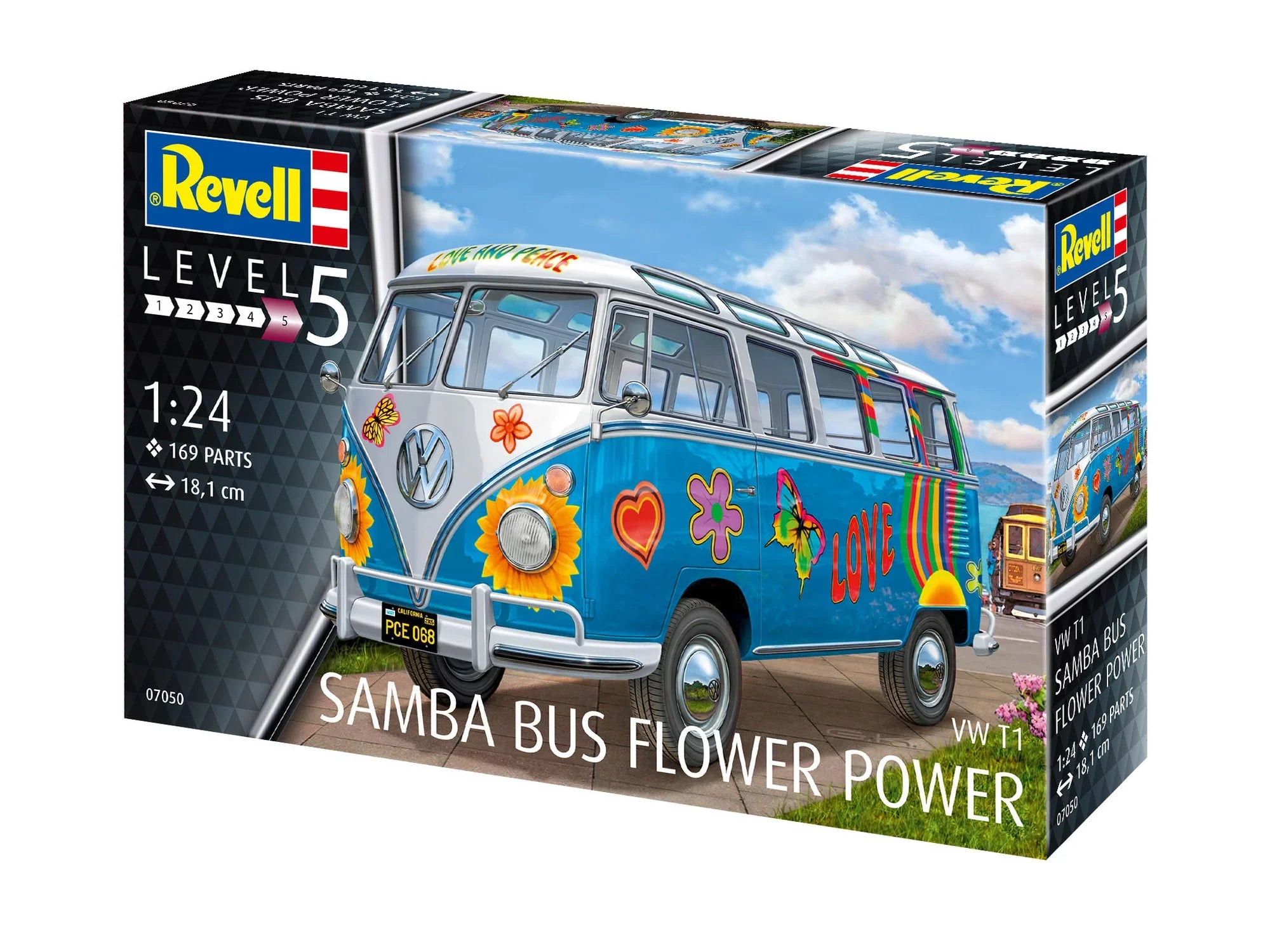 VW T1 Samba Bus "Flower Power"