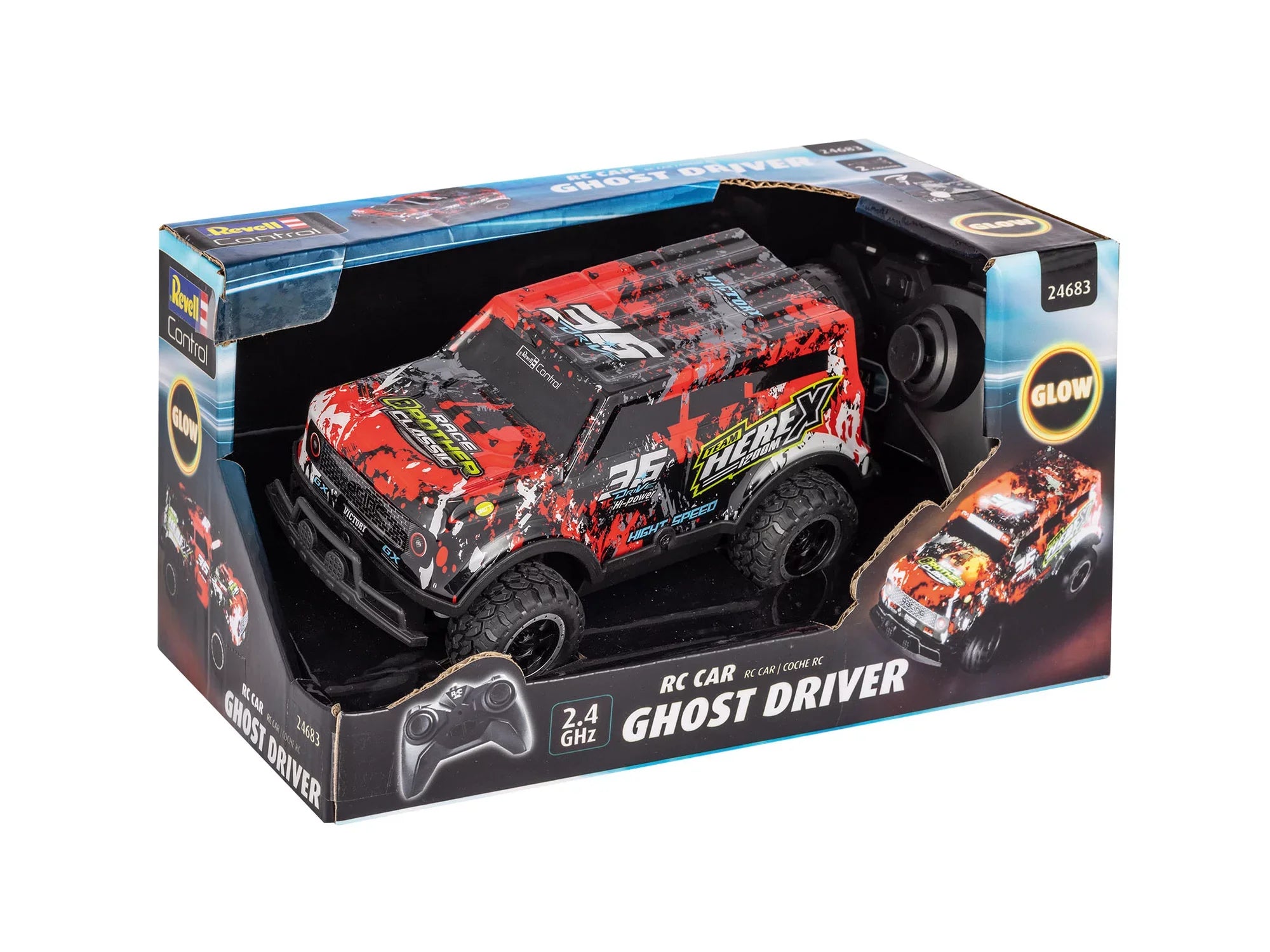 RC Car Ghost Driver (Red)