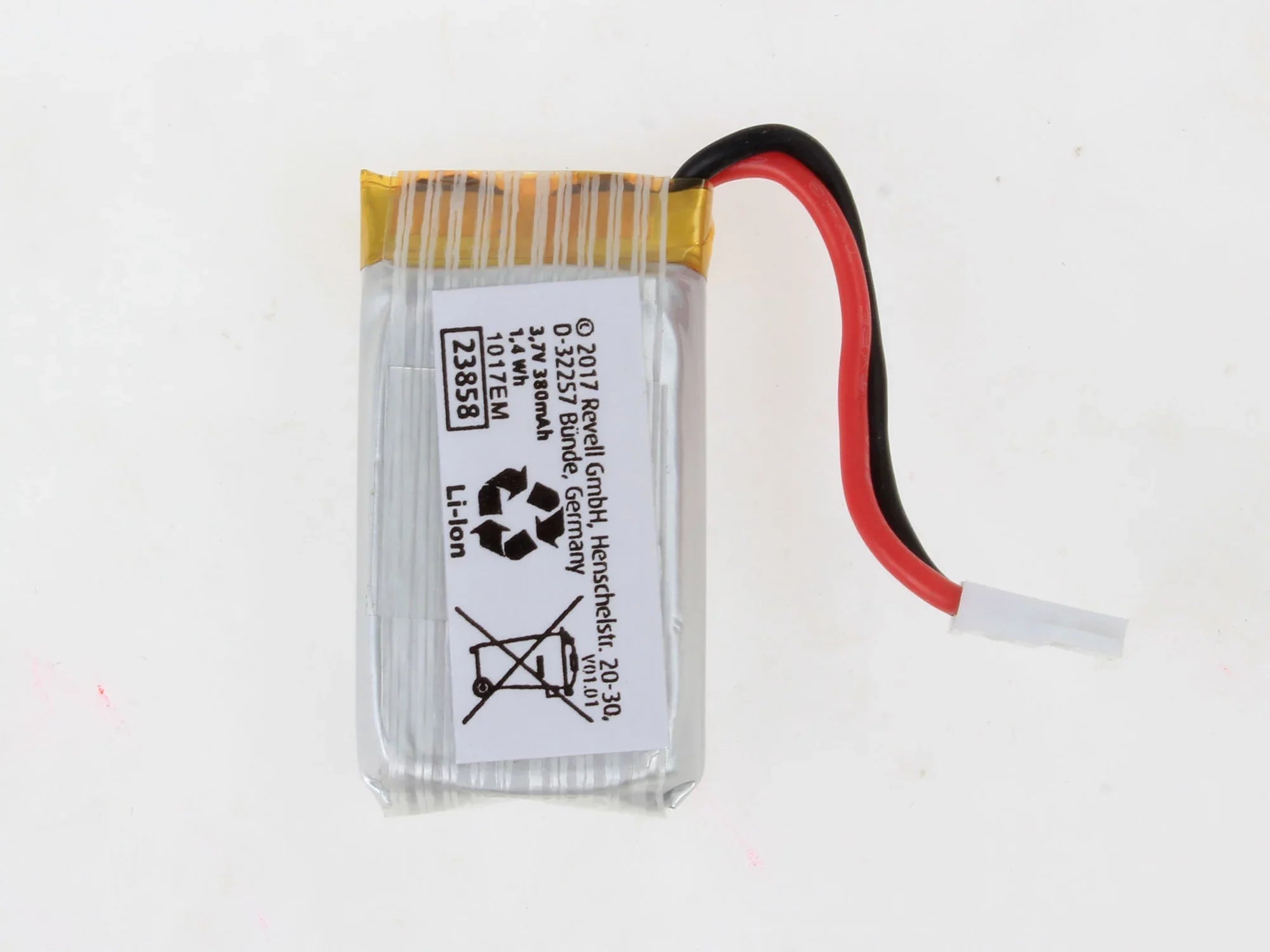 Battery 3.7V 380mAh LiPo (23842/23858)