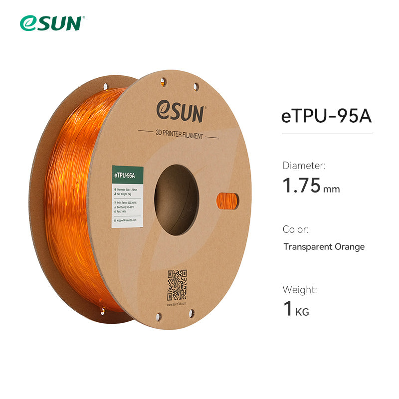 eSUN Flexible TPU-95A 1.75mm 3D Filament 1KG