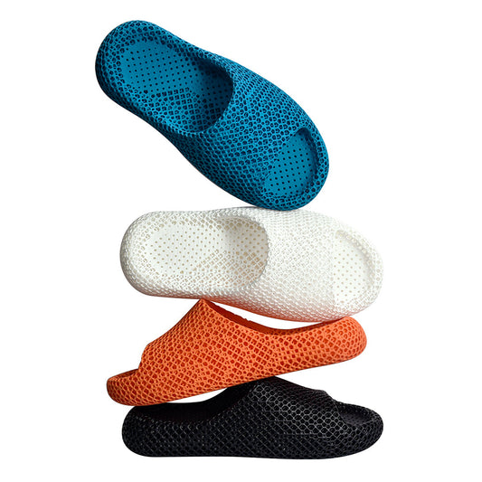 BIQU Life – 3D Printed Slippers for Women and Men, Breathable, Quick Drying, Soft, Non-Slip Slides for Indoor & Outdoor Use