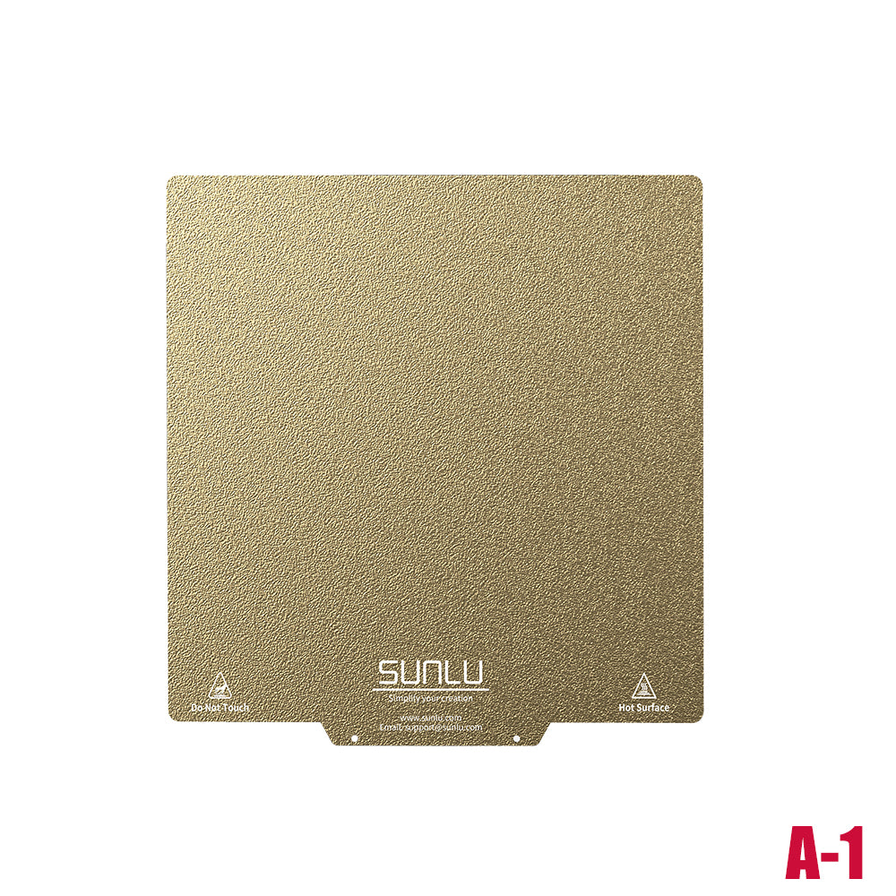 3D Printing PEI Build Plate, Spring Steel Frosted Build Surface, fits all FDM Printer with 235*235mm Build Size, 2A+1B