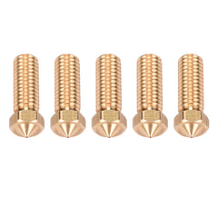 5pcs/Lot Volcano Nozzles 3D Printer All Metal Brass 3D Lengthen extruder nozzle 0.6/0.8/1.0/1.2mm For 1.75/3mm