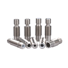 5pcs/Lot E3D V6 Throat Heat Break Hotend Throat All Metal or Teflon Tube Stainless Steel for 1.75/3.0mm Bowden&Direct J-head