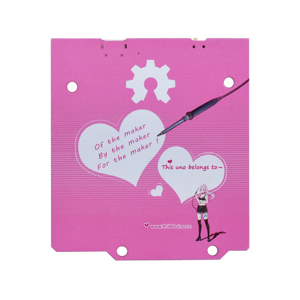 BIQU RGBDuino UNO V1.2 Jenny Greek Duck ATMEGA328P-AU Chip 16MHZ 5V Development Board VS Arduino UNO R3 Upgrade for Raspberry Pi 4 Raspberry Pi 3B