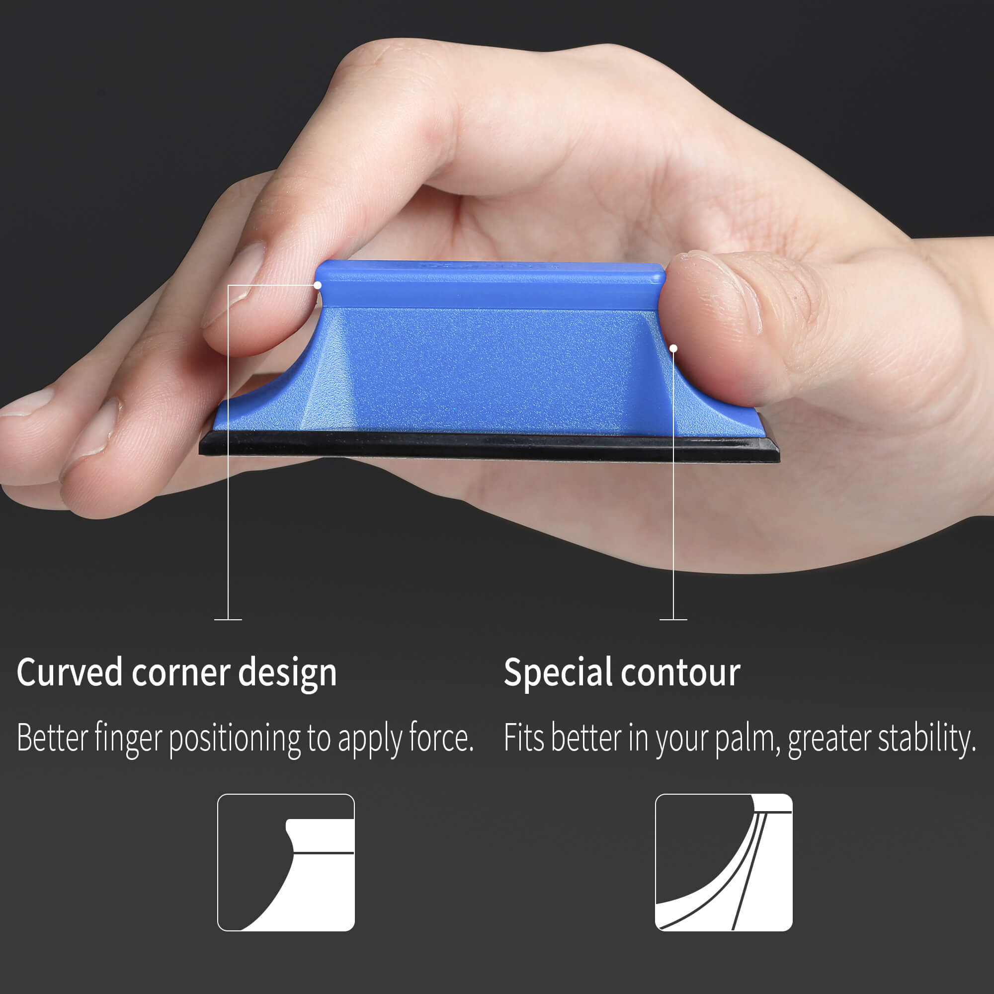 Adhesive Sand Paper Set with Sanding Blocks