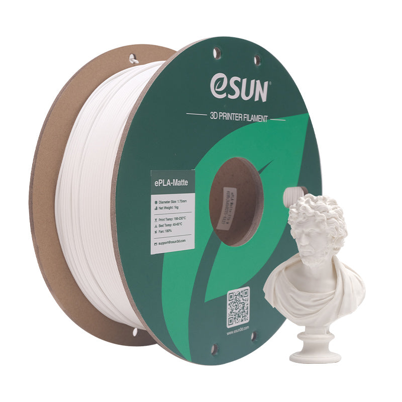 eSUN Upgraded ePLA-Matte 1.75mm 3D Filament 10PCS
