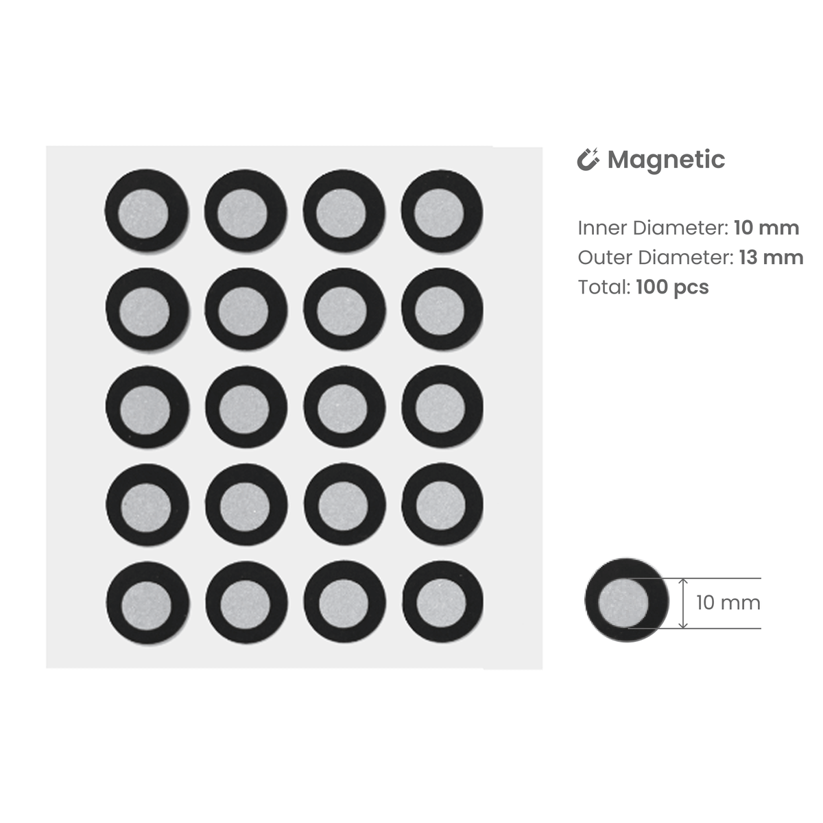 High Visibility Markers - 10mm