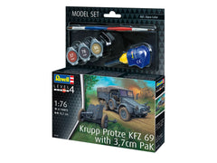 Model Set Krupp Protze KFZ 69 with 3,7cm Pak