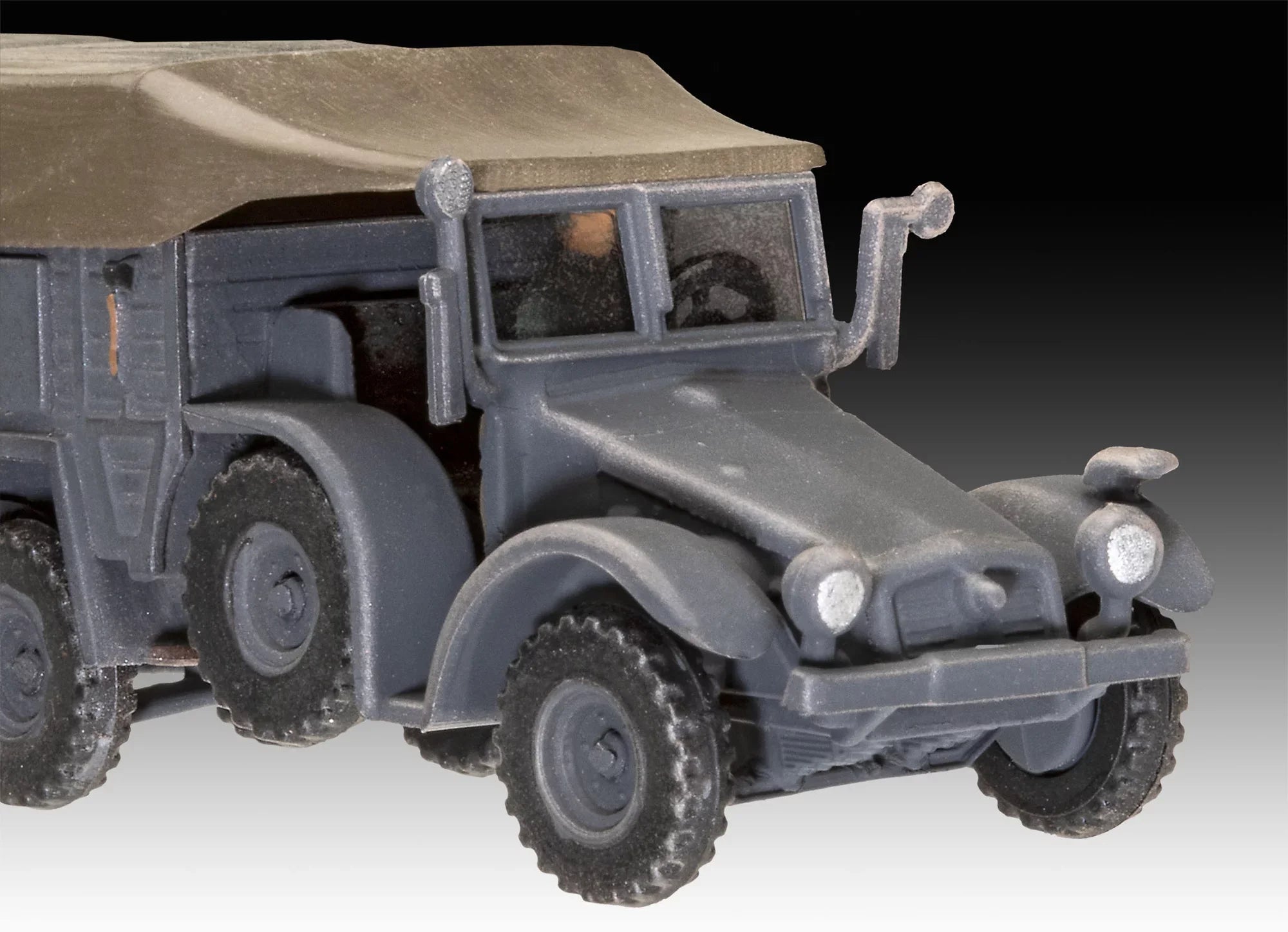 Model Set Krupp Protze KFZ 69 with 3,7cm Pak