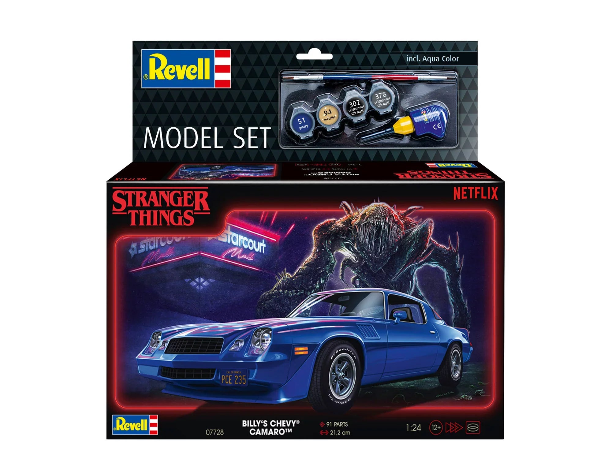 Model Set Chevy Camaro Z/28: Stranger Things