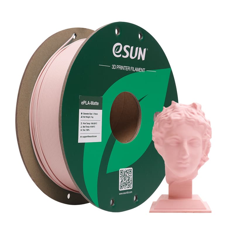 eSUN Upgraded ePLA-Matte 1.75mm 3D Filament 10PCS