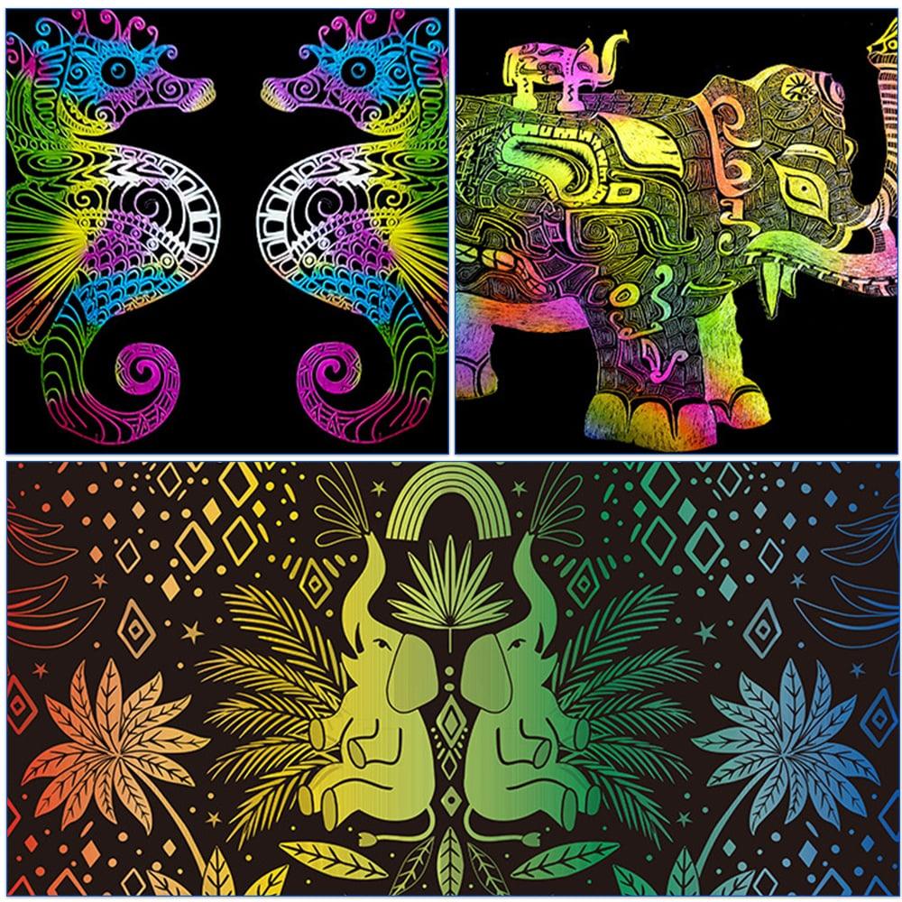 Twotrees Laser Engraving Machine Color Gradient Drawing Paper Set DIY