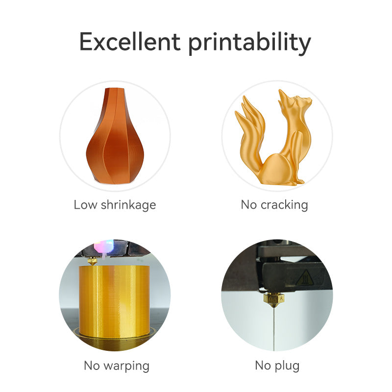 eSUN Metal Silk PLA 1.75mm 3D Filament 1KG