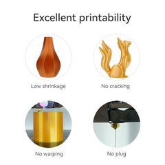 eSUN Metal Silk PLA 1.75mm 3D Filament 1KG