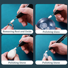 Hanboost 12pc Wool Felt Polishing Set for Rotary Tool Kit