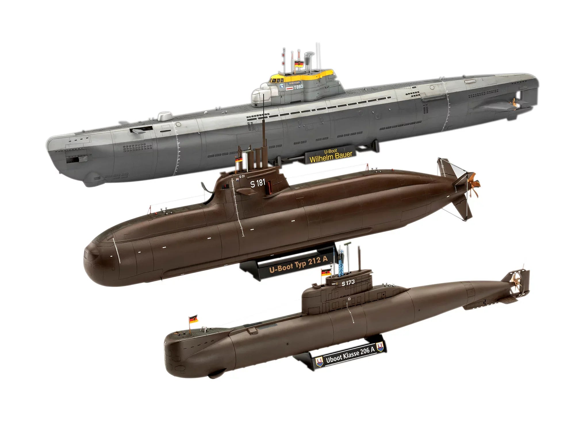 70 Years Bundeswehr:Wilhelm Bauer,Type 206A,Class2