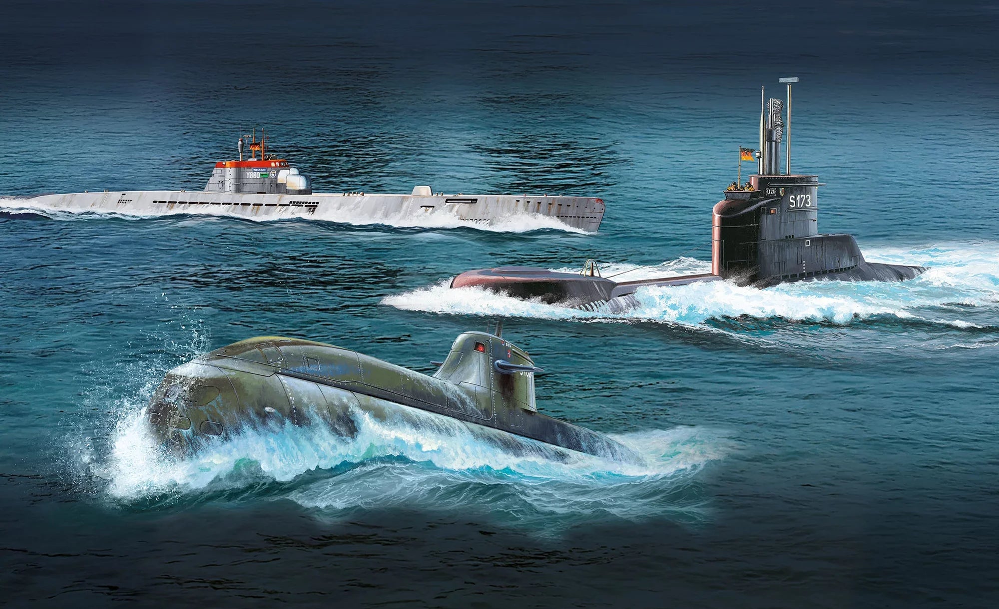 70 Years Bundeswehr:Wilhelm Bauer,Type 206A,Class2