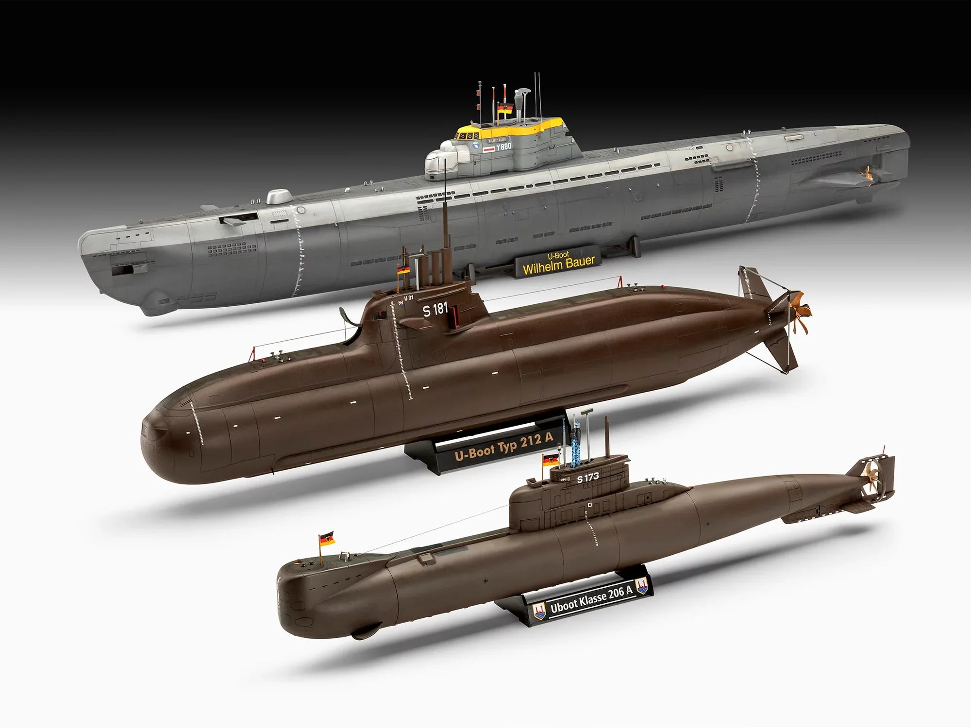 70 Years Bundeswehr:Wilhelm Bauer,Type 206A,Class2