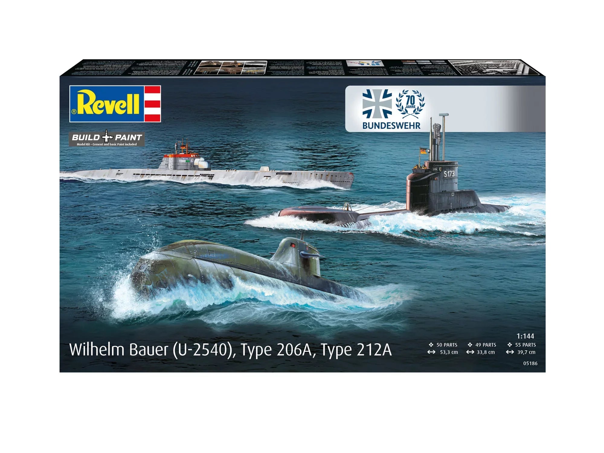 70 Years Bundeswehr:Wilhelm Bauer,Type 206A,Class2