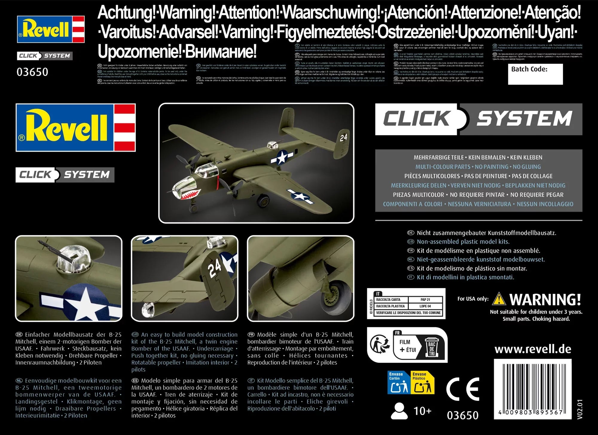 B-25 Mitchell Click-System