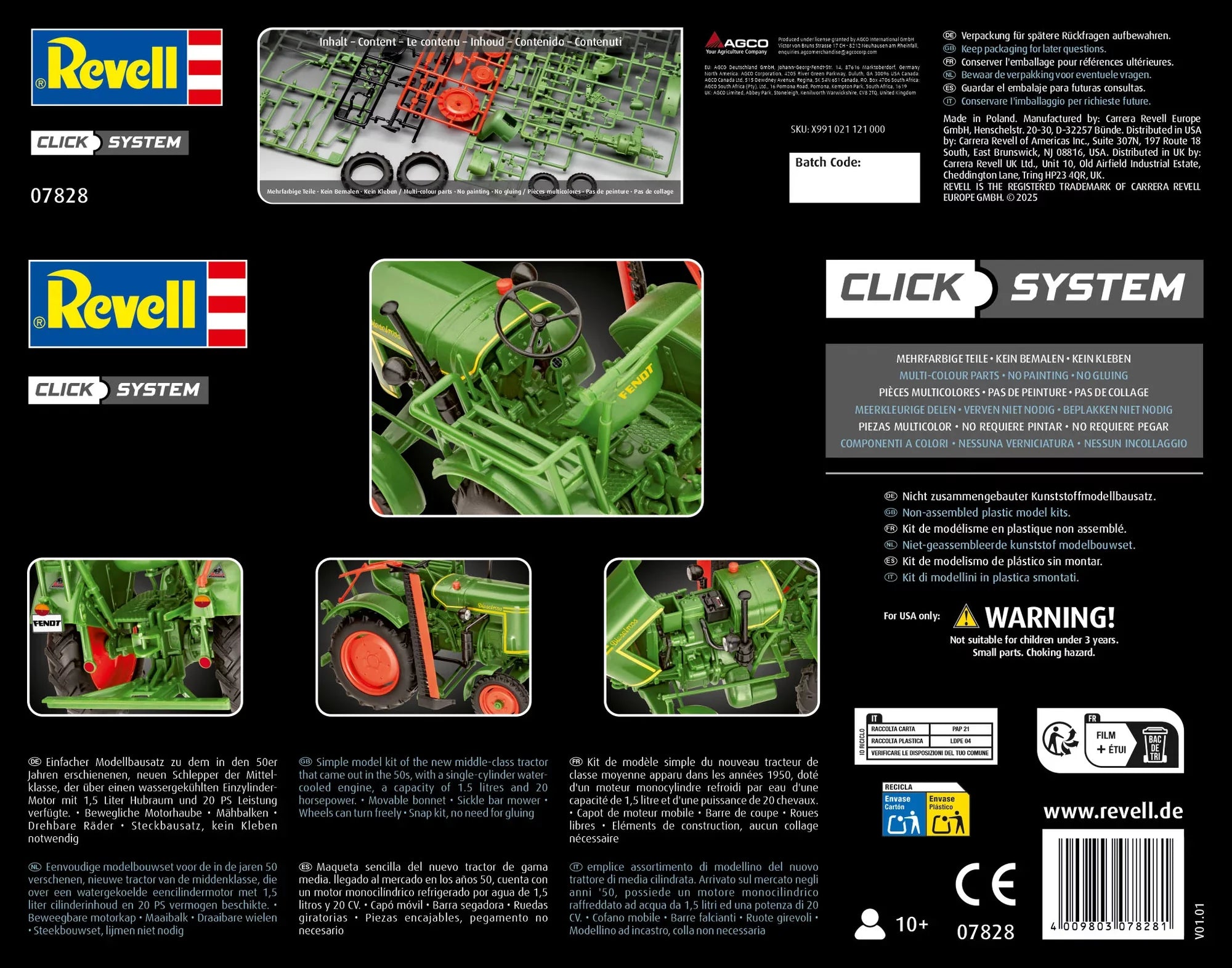 Fendt F20 Dieselroß Tractor Click-System