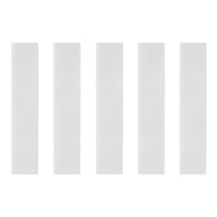 Hanboost 5pc Ceramic Fiber Oil Stone Whetstone Strips for Deburring, Smoothing and Polishing