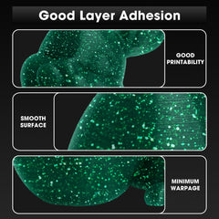 eSUN Stars Twinkle Shining PLA 1.75mm 3D Filament 1KG Glow in The Dark