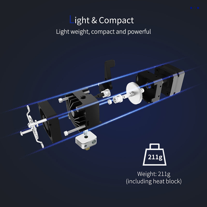BIQU H2 V2.0 Extruder For B1 BX Ender 3/ 3 V2/5/6 CR6/10