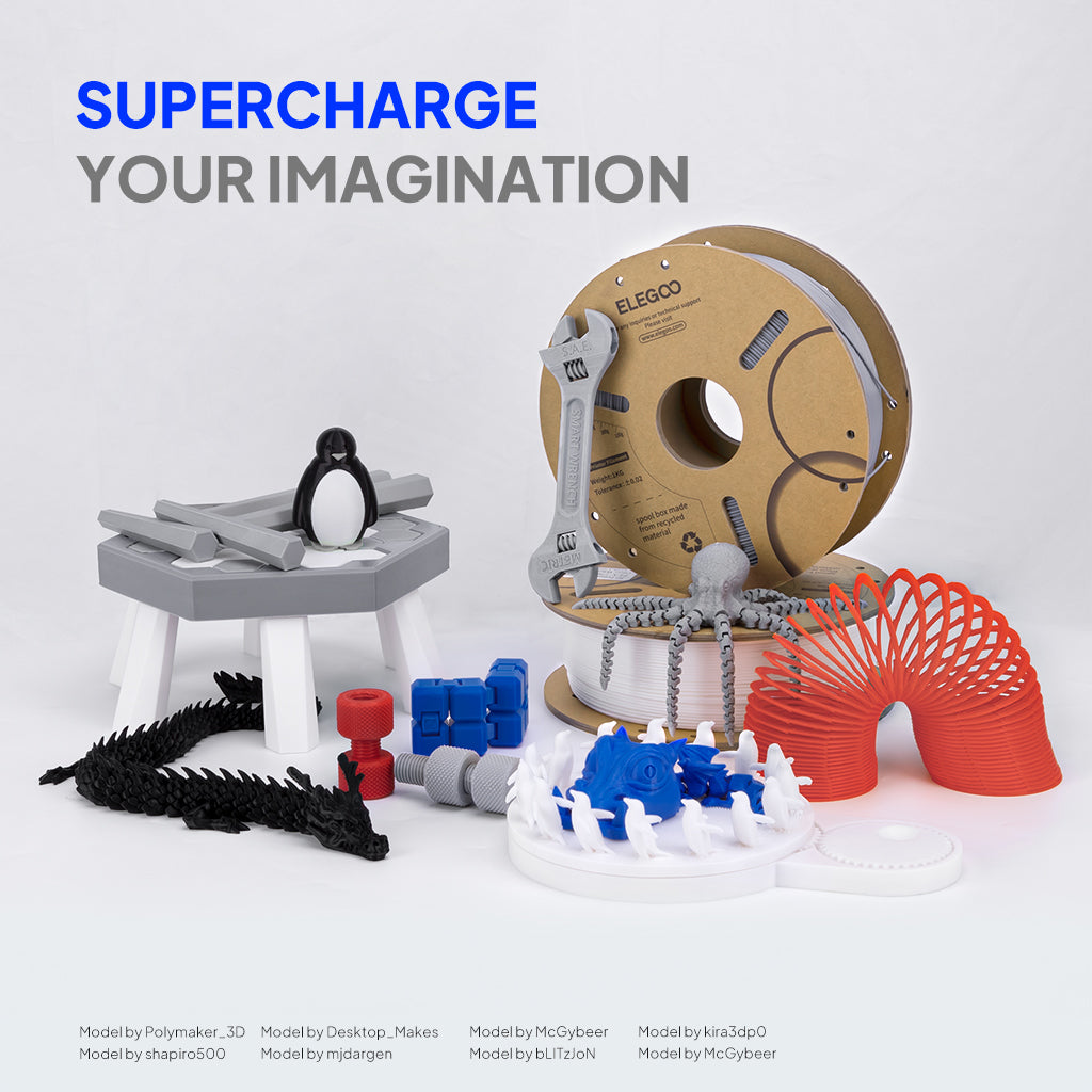 PLA PLus Filament 1.75mm 4 Colors 10KG