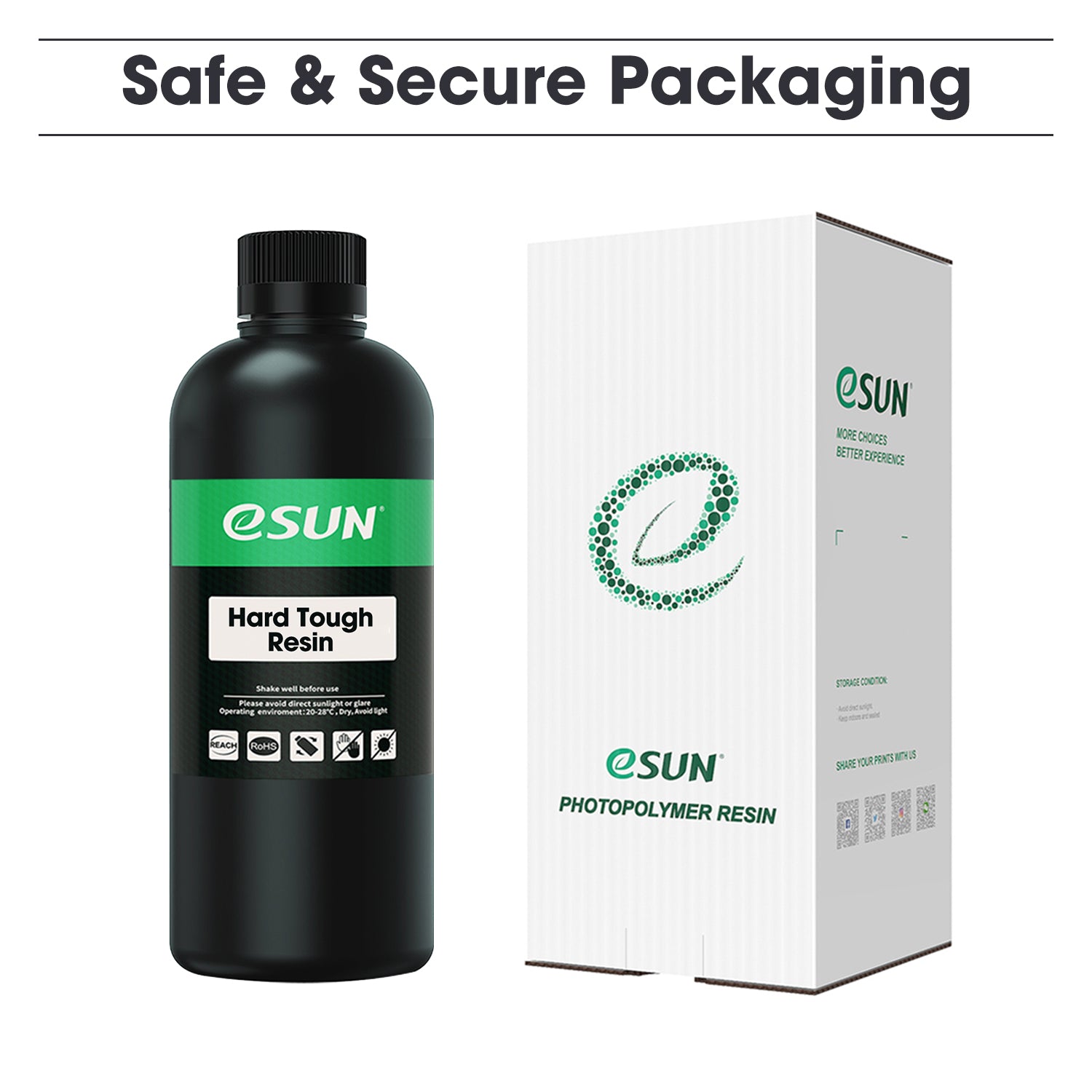 eSUN LCD Hard Tough ABS-Like Resin 0.5KG/1KG 22ND