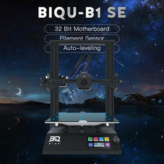 BIQU B1 SE FDM 3D Printer HD Color Screen Full Metal Extruder Upgrade 32Bit Control Board with Auto-Leveling Function Printer