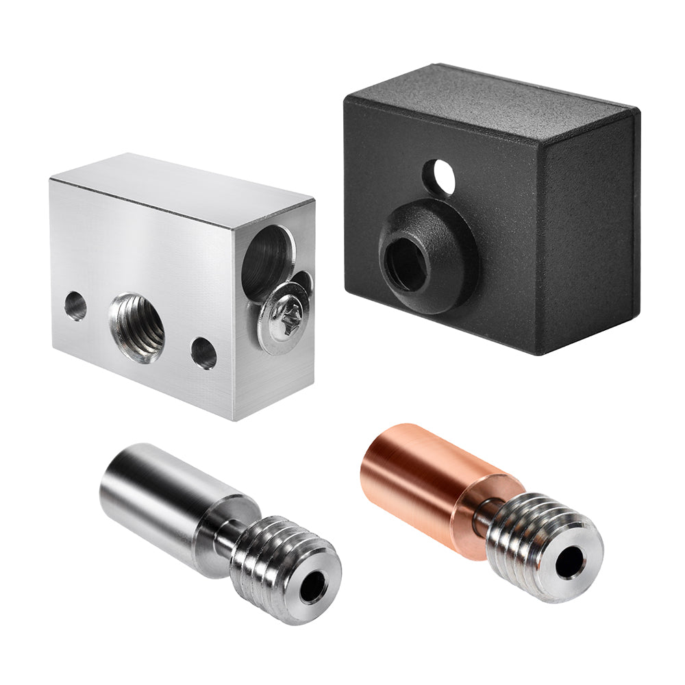 Sprite Extruder High Temperature Heater Block Kit for Creality Ender 3 S1 Pro/Ender 3 S1 with Nozzles Thermistor Cartridge Hearter for Choice