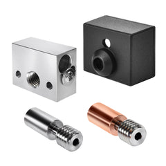 Sprite Extruder High Temperature Heater Block Kit for Creality Ender 3 S1 Pro/Ender 3 S1 with Nozzles Thermistor Cartridge Hearter for Choice