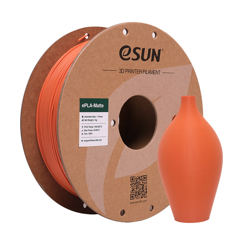 eSUN Upgraded ePLA-Matte 1.75mm 3D Filament 10PCS