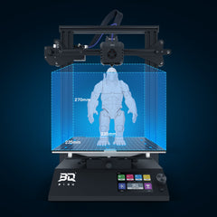 BIQU B1 SE FDM 3D Printer HD Color Screen Full Metal Extruder Upgrade 32Bit Control Board with Auto-Leveling Function Printer