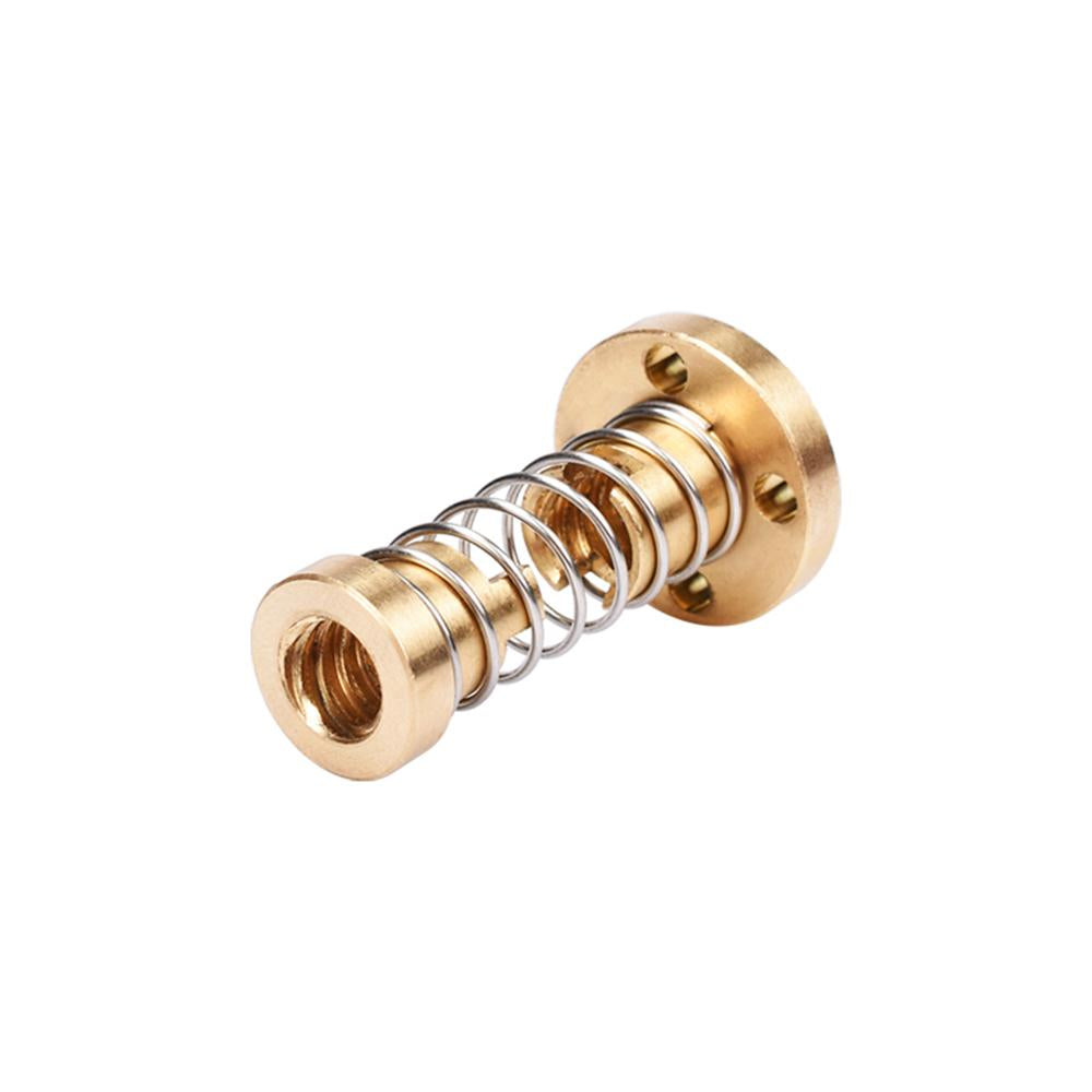 T8 Anti Backlash Spring Loaded Nut Elimination Gap Nut for 8mm Acme Threaded Rod Lead Screws DIY CNC