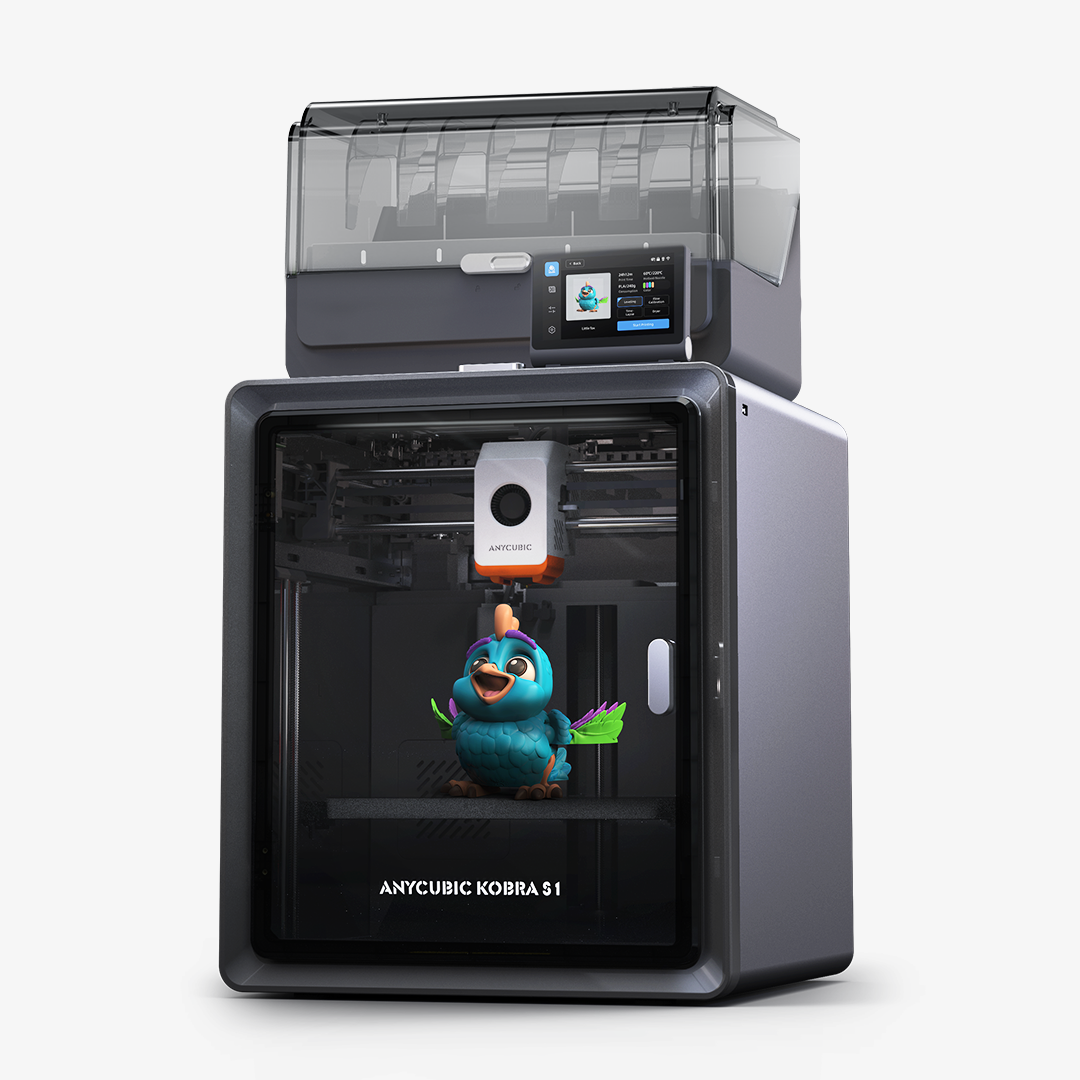 Kobra S1 Combo, 600mm/s Multicolor 3D Printer, 320℃ Hotend, Built-in Camera