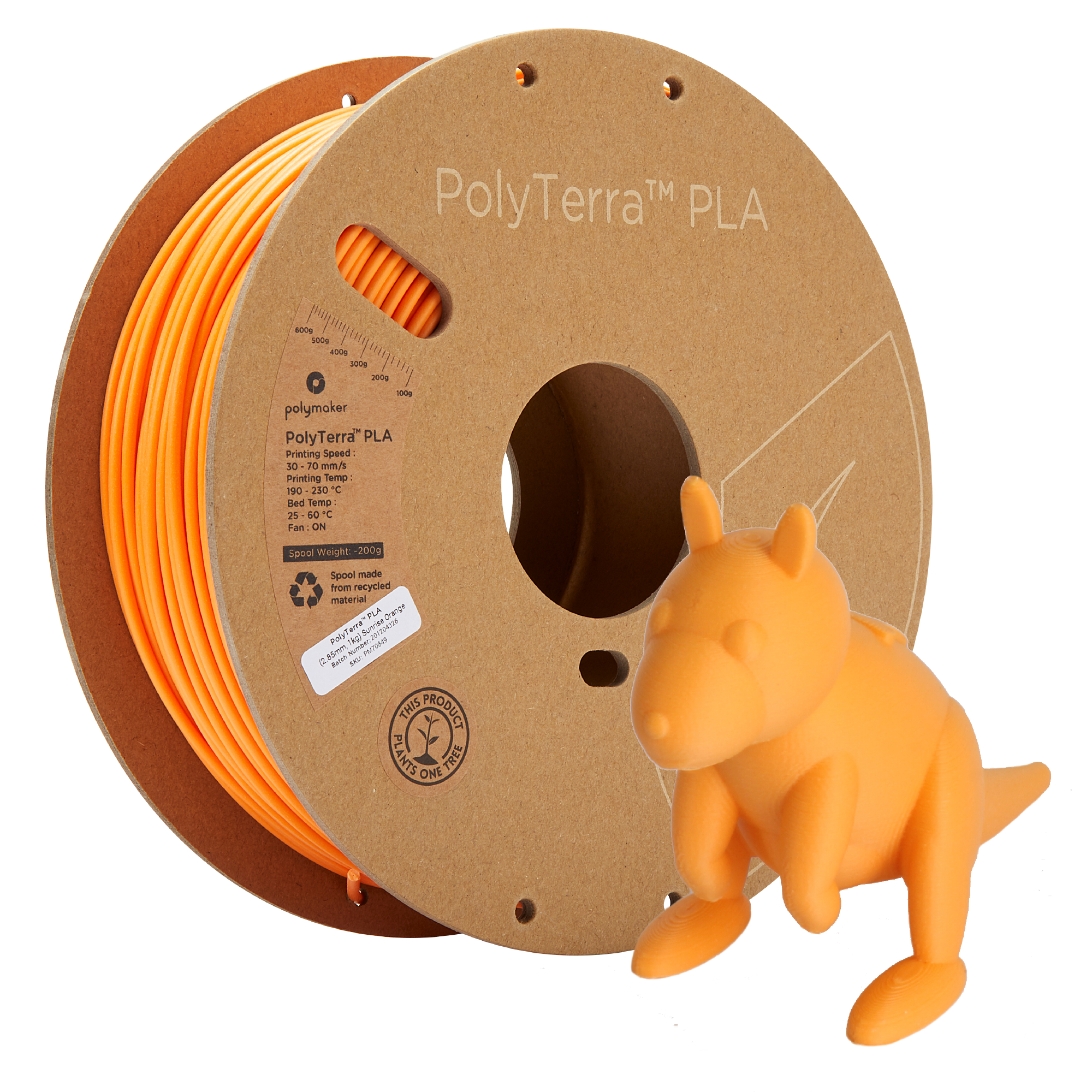 Panchroma™ Matte PLA (Formerly PolyTerra™ PLA)