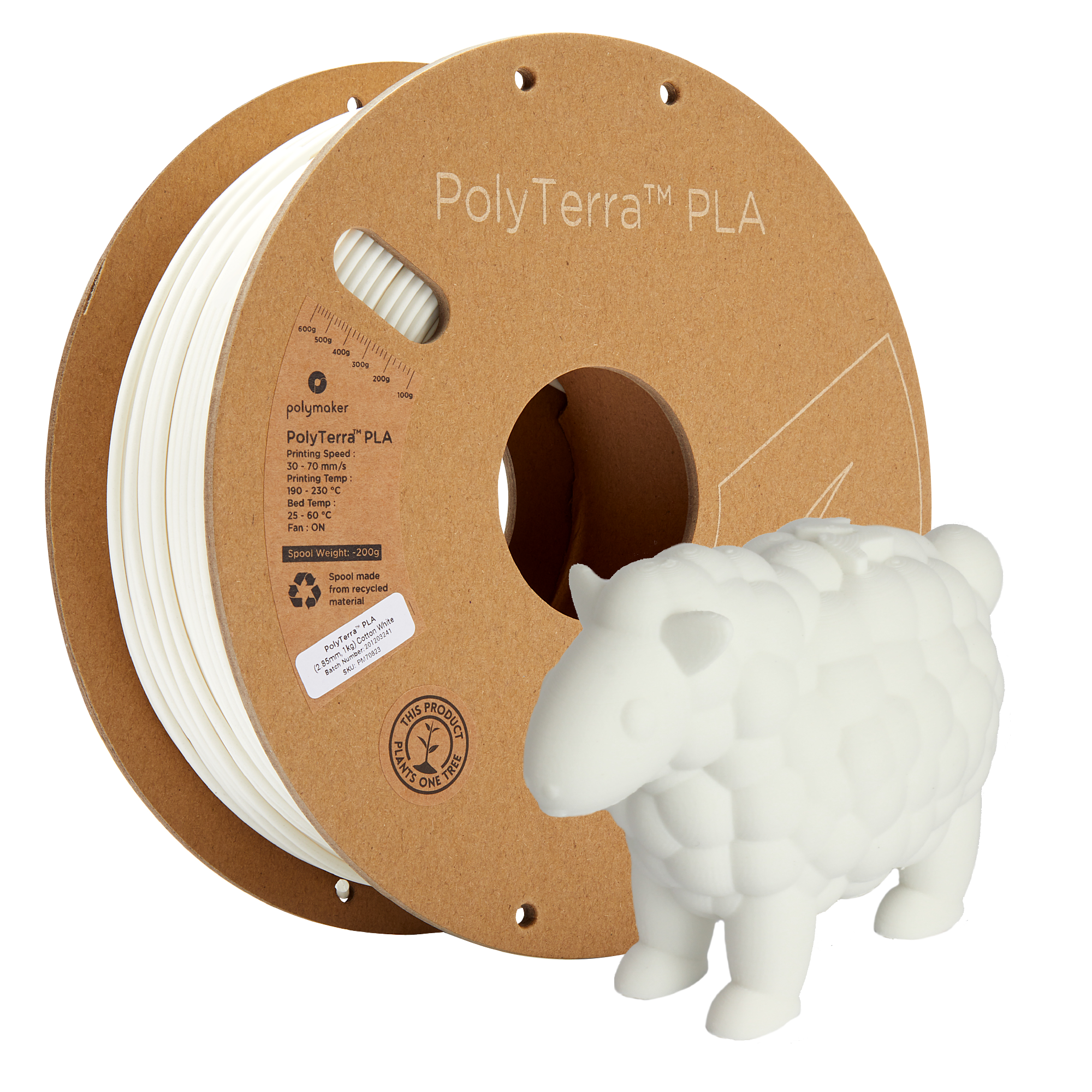 Panchroma™ Matte PLA (Formerly PolyTerra™ PLA)