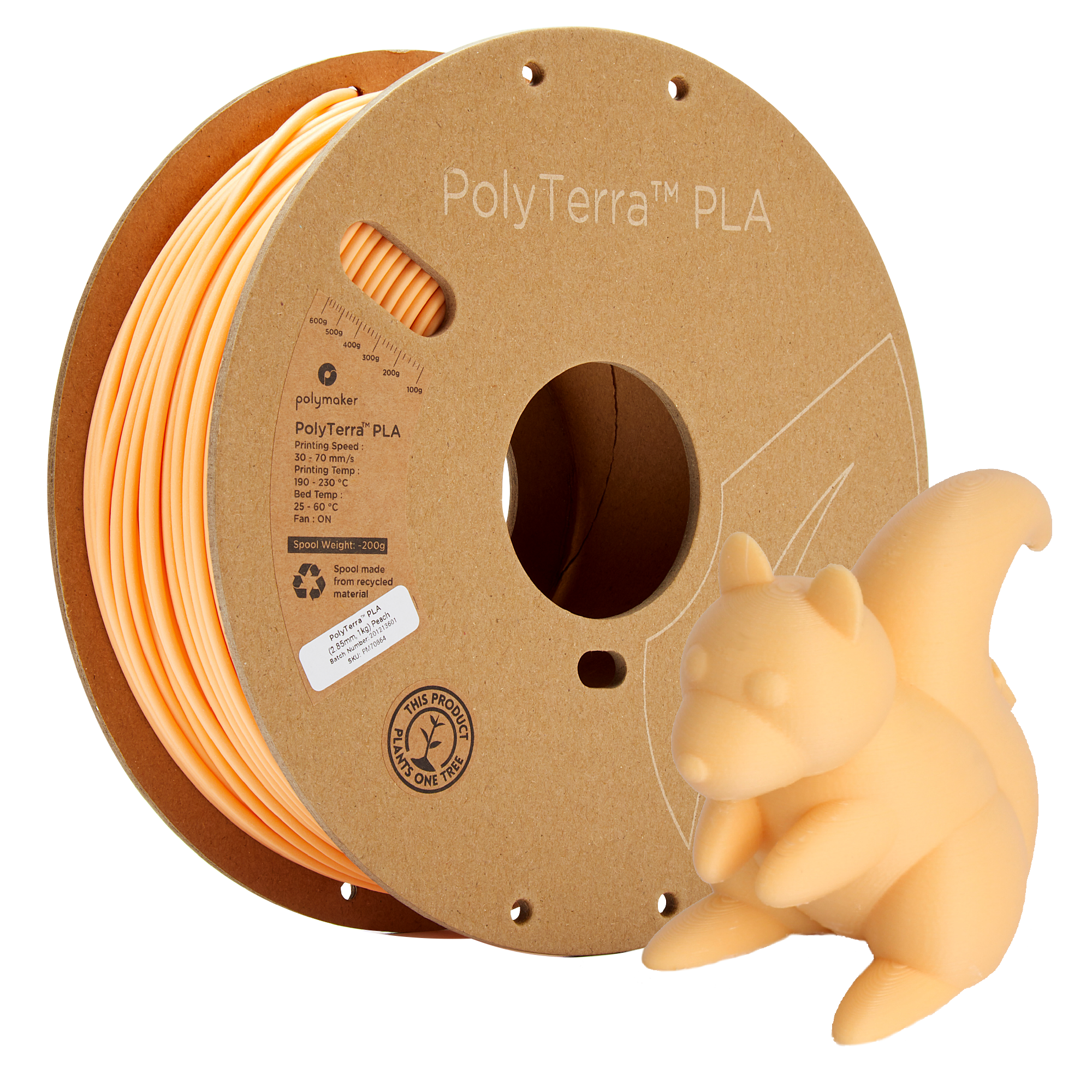 Panchroma™ Matte PLA (Formerly PolyTerra™ PLA)